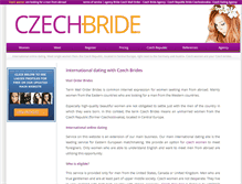 Tablet Screenshot of czech-bride.com